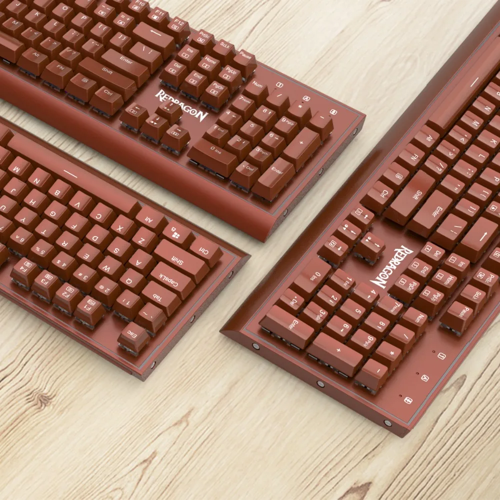 Redragon K571 SIVA профессиональная Механическая игровая клавиатура RGB подсветка синие