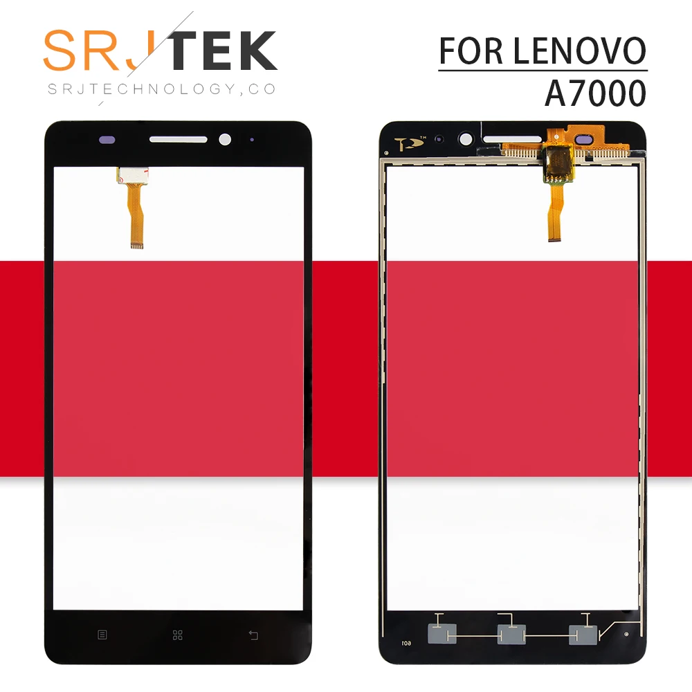 Srjtek экран для Lenovo A7000 K3 Note K50 Сенсорное стекло дигитайзер сенсор передняя линза