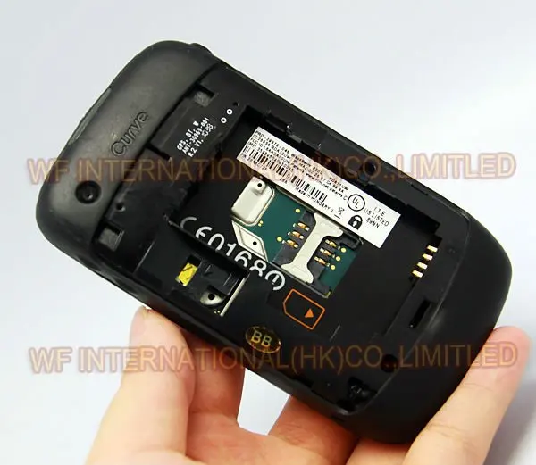 Оригинальный разблокированный смартфон BlackBerry 3G 9300 Curve мобильный телефон белый