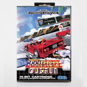 

Turboo utrun 16 bit SEGA MD Game Card With Retail Box For Sega Mega Drive For Genesis