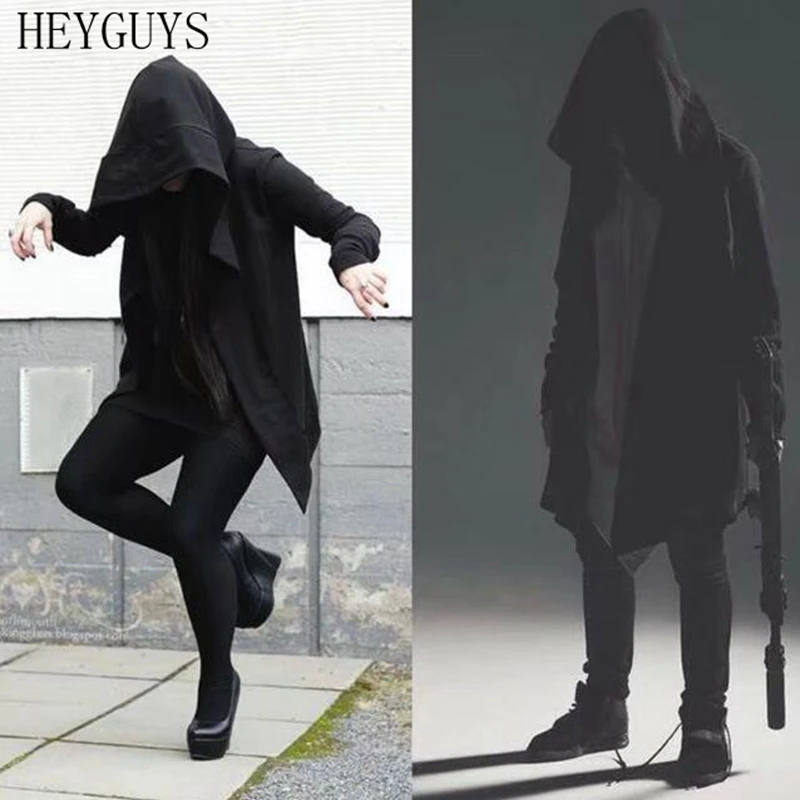 NAGRI 2020 New Autumn Men's Hooded Jacket with Black Gown Long Wizard Jacket Hoodies Cloak Men Streetwear Fashion Coats M--XXL NAGRI 2020 New Autumn Men's Hooded Jacket with Black Gown Long Wizard Jacket Hoodies Cloak Men Streetwear Fashion Coats M--XXL