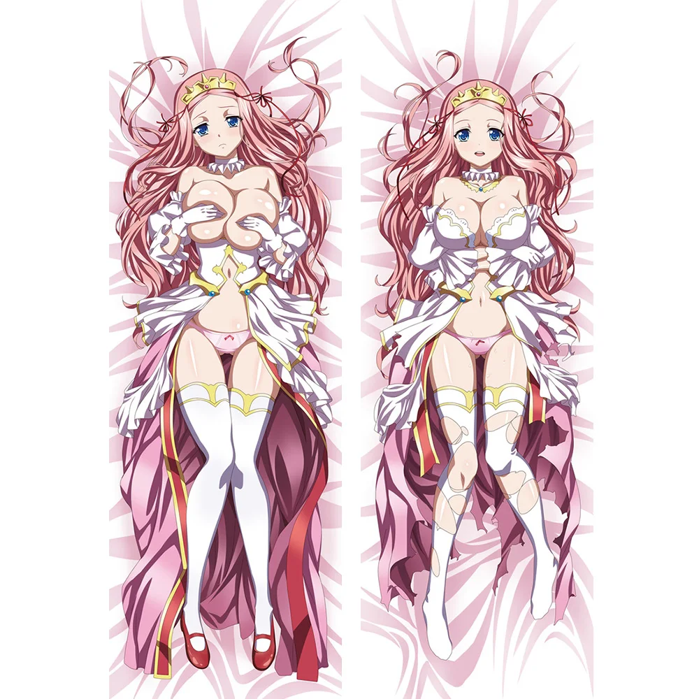 Аниме дакимакура обнимающая Подушка Чехол waifu otaku Kedakaki Seijo wa Hakudaku ni Somaru|Наволочка| |