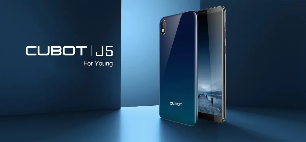 Cubot J5 Android 9,0 18:9 полноэкранный 2 Гб 16 Гб 5,5 дюймов MT6580 четырехъядерный смартфон 2800 мАч 3G Dual Nano Sim Celular