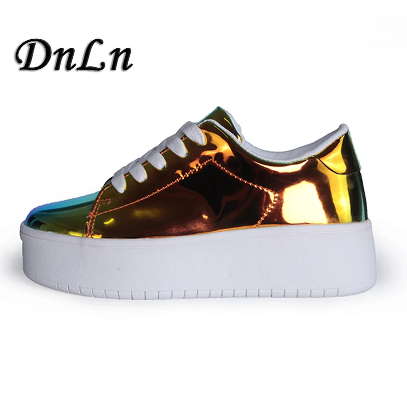 

2019 Spring Women Platform Shoes High Top Fashion Women Casual Shoes Female Height Increasing Platform Women Sneakers 20D50