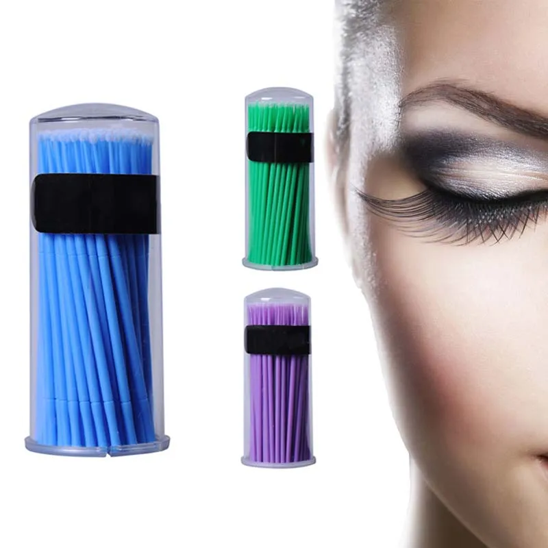 Buy 100 Pcs Latest Disposable Eyelash Cleaning Stick