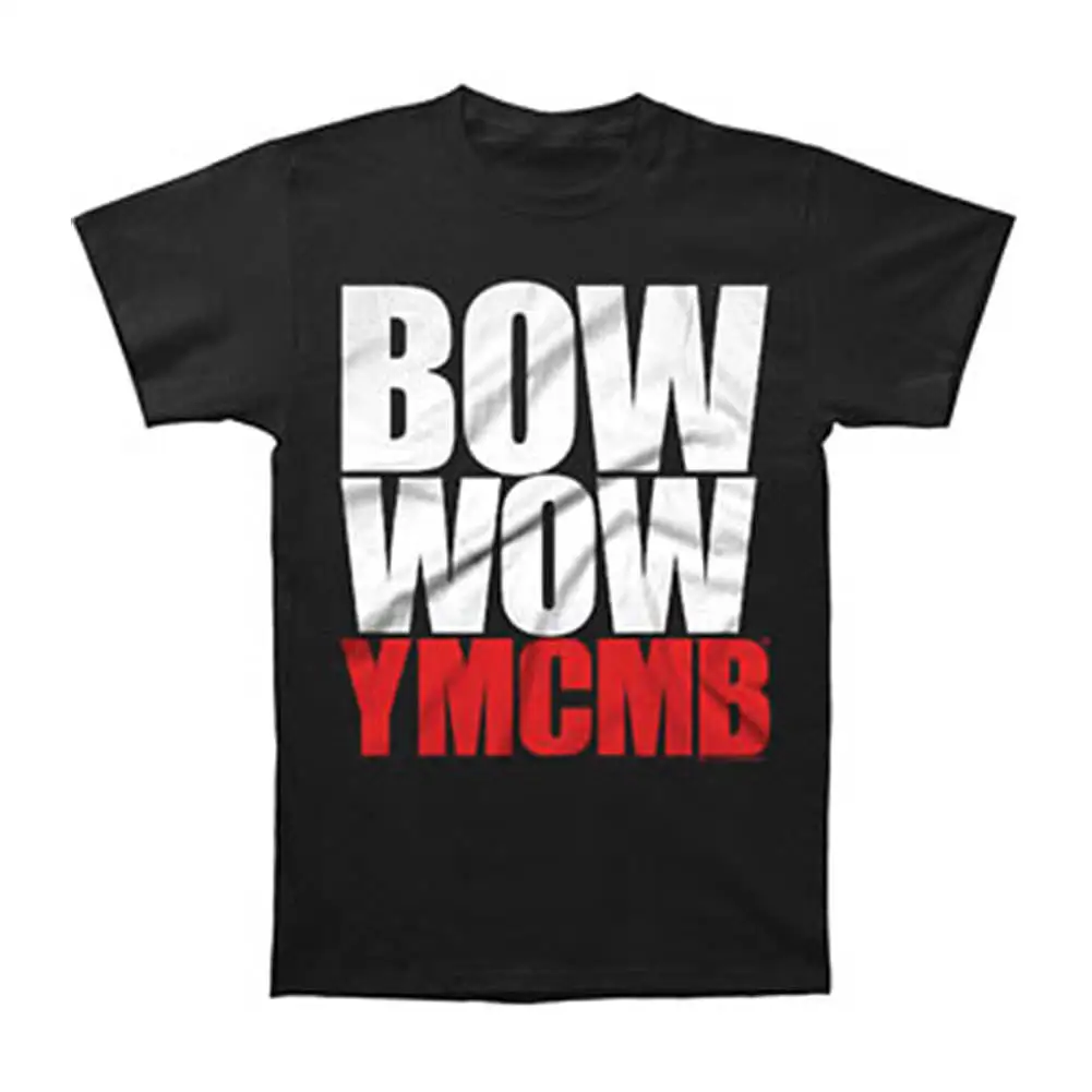 Bow Wow Men's YMCMB On Black T shirt Medium Black T Shirt Fashiont Shirt Free Shipping top tee