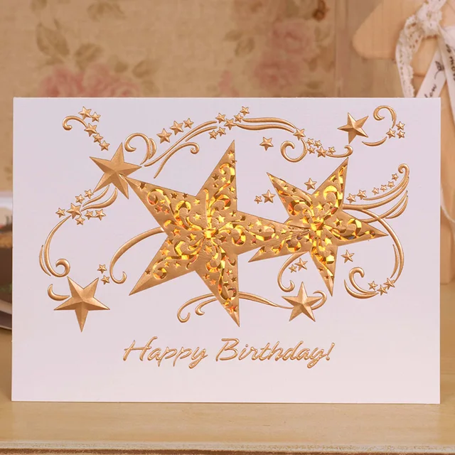 colorful birthday greeting card business greeting card korean high greeting card business