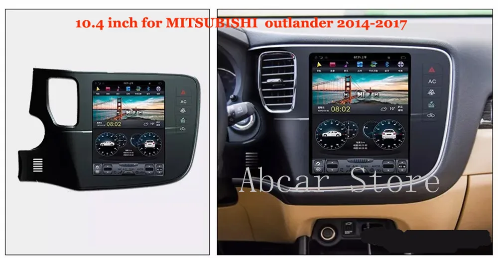

10.4'' Tesla style Android 8.1 Car dvd player GPS Navigation For Mitsubishi Outlander Lancer 2014-2017 stereo radio PX6 CARPLAY