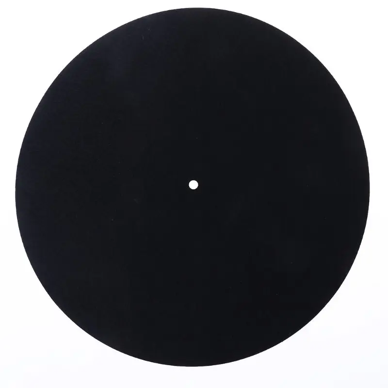 3 мм толщиной черной фетровой Turntable блюдо коврики LP скольжения Мат аудиофилов для LP виниловых пластинок