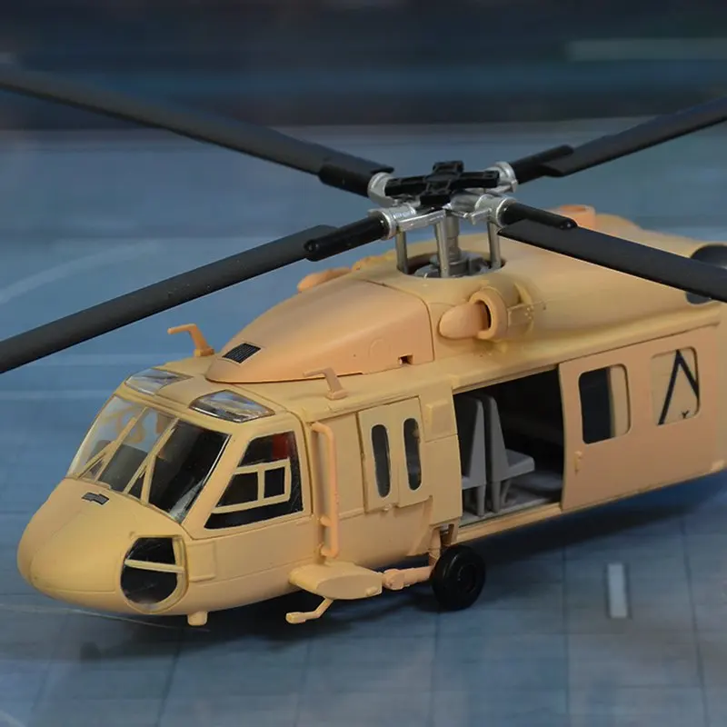 1: 72 UH-60 черный ястреб UH-60A вертолет предварительно построенный хобби Коллекционная готовая пластиковая модель самолета