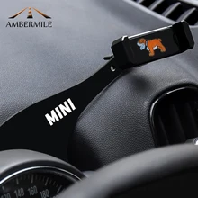 AMBERMILE автомобильный держатель мобильного телефона кронштейн Авто горе Стенд аксессуары для интерьера для BMW Mini Cooper R56 R55 Clubman автомобиль стиль