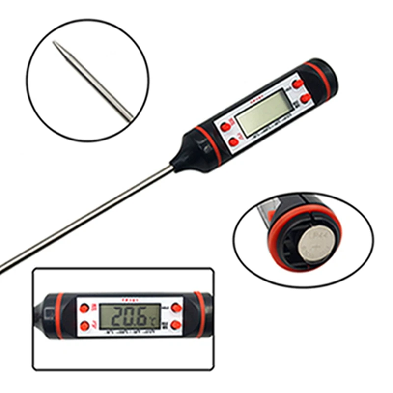 Meat Thermometer Kitchen Tools Digital Meat Thermometer Cooking Food Probe Water Milk Oven BBQ Thermometer (3)