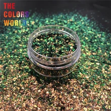 TCT-350 Хамелеон цвет Майларовый шар Блестки для ногтей разного размера дизайн ногтей украшения макияж тумблеры DIY ремесла праздничные декорации