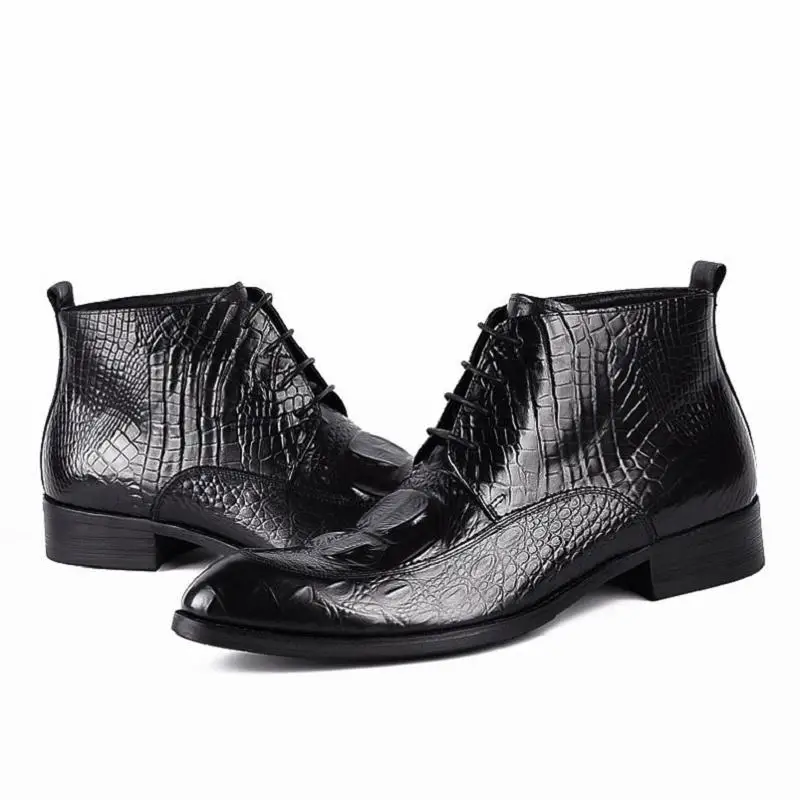 Cuero Genuino Mycoron Vestido vino Masculina Hombre Moda Zapatos Botas Tinto Encaje De Bota Transpirables Casuales Negro Lujo Formal Acogedor xYS4HSqwp