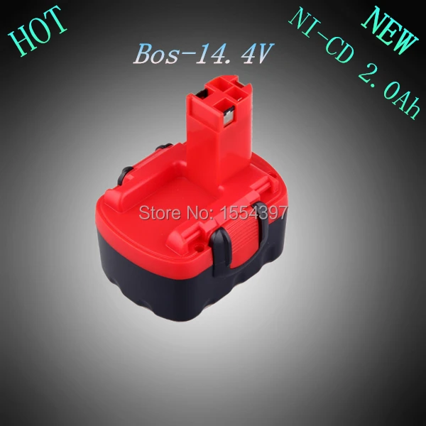 

New 14.4V Ni-CD 2.0Ah Replacement Rechargeable Power Tool Battery for Bosch BAT038 BAT040 BAT041 BAT140 BAT159 2 607 335 533