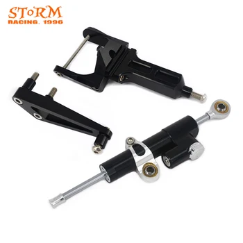 

Motorcycle Steering Damper Stabilizer With Mounting Bracket Adapter Set For Honda CB1300 2003 04 05 06 2007 2008 2009 2010 2011