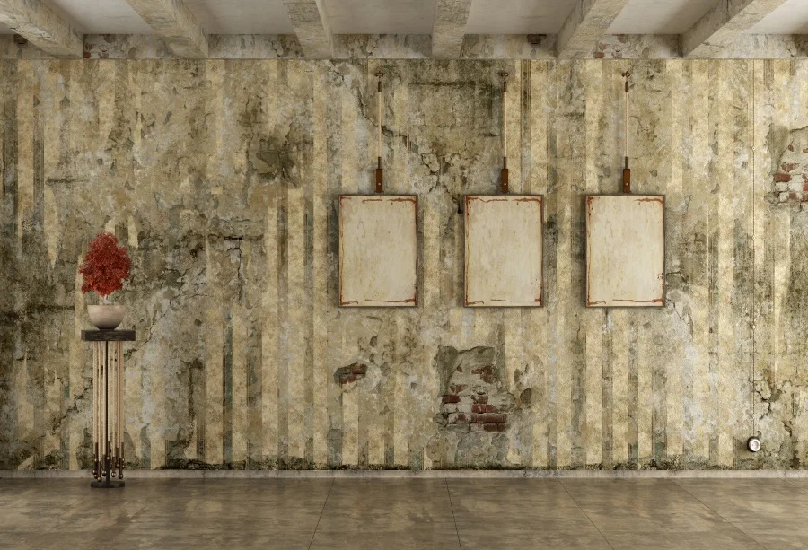 

Laeacco Grunge Stripes Wall Frames Interior Photo Backgrounds Customized Digital Photography Backdrops For Photo Studio