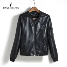 Pinky Is Black новая модная кожаная куртка для женщин epolet бейсбольная куртка переменная сумка мотоциклетное кожаное пальто женское пальто Верхняя одежда
