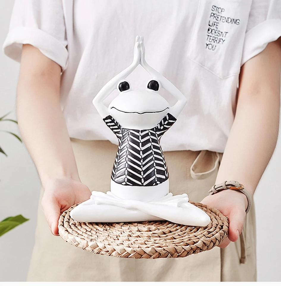 Modern-Home-Decor-Figurine-Wedding-Table-Decoration-Accessories-Statue-Ornament-Frog-Resin-Miniature-Living-Room-Desk-Sculpture(5)