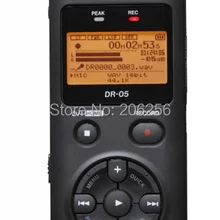 TASCAM dr-05 цифровая записывающая ручка Профессиональный диктофон dr05 Черный