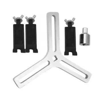 

Universal 3 Jaw Fuel Tank Lid Wrench Spanner Adjustable Fuel Pump Send Unit Remover Installer Tool Fuel Lid Wrench New