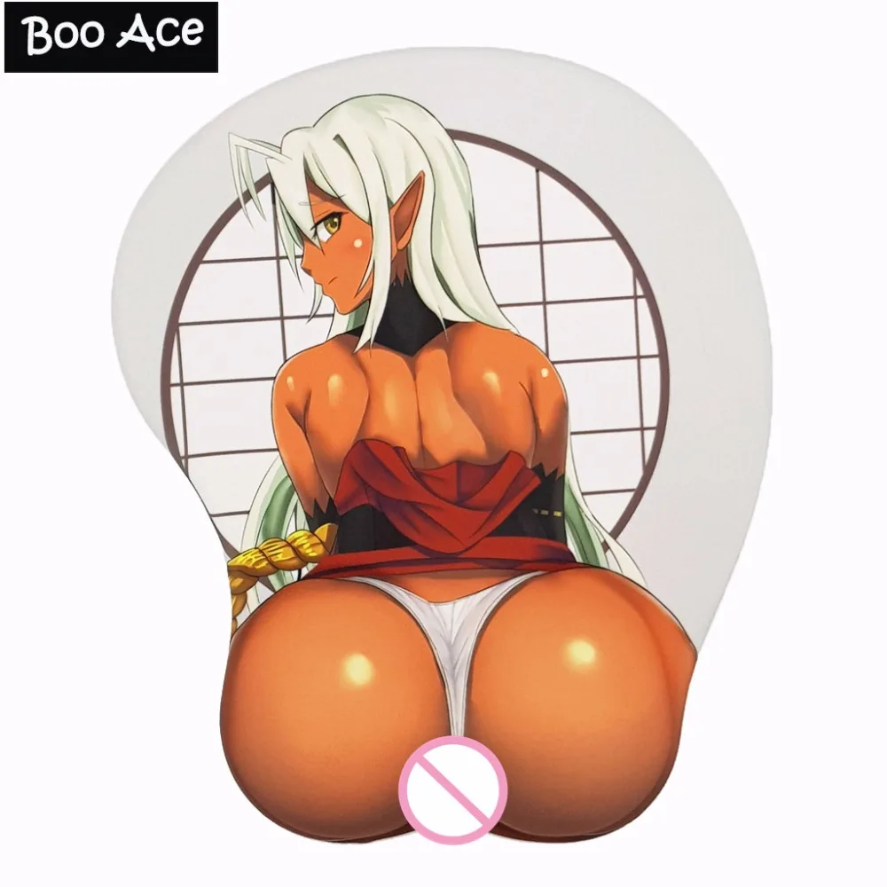 

Full Metal Daemon Muramasa Anime 3D Hip Mouse Pad with Soft gel wrist rest