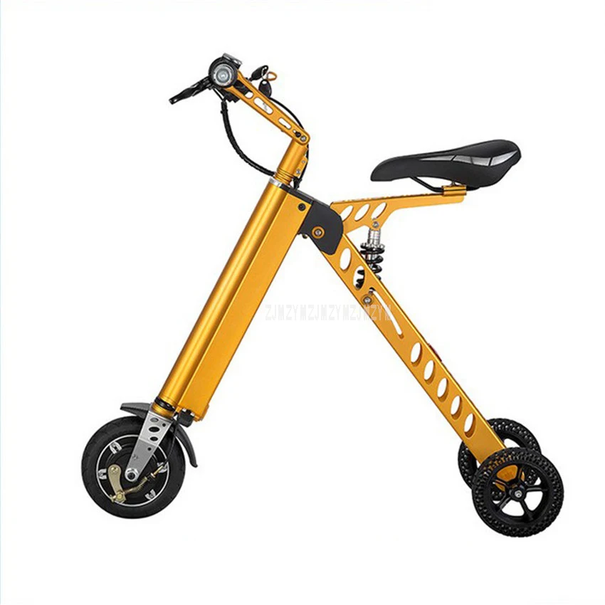 

3 wheels Electric Bike Mini E-Bike Foldable Bicycle Lithium Battery Electric Scooter E-bike Scooter Smart Skate Board Adult