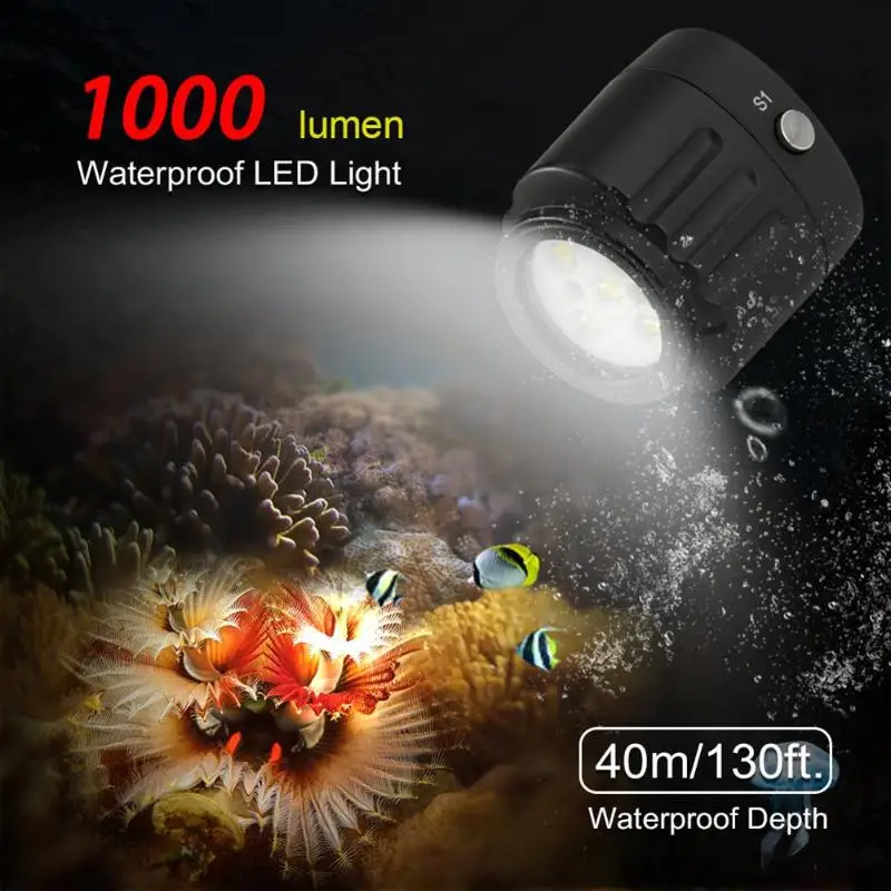 SL-18 дайвинг вспышка лампа для камеры 40 м водостойкий подводный Speedlight студия видео Фотография Вспышка заполняющий свет фонарик