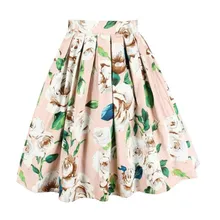 Настроить элегантные женские модные юбки длиной до колена Empire Senoritas печати Винтаж мини-юбки женские