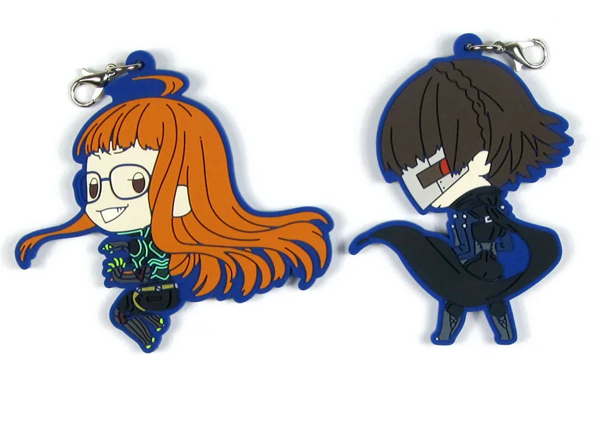 

New Arrival PERSONA Original Japanese anime figure rubber Silicone sweet smell mobile phone charms/key chain/strap D265