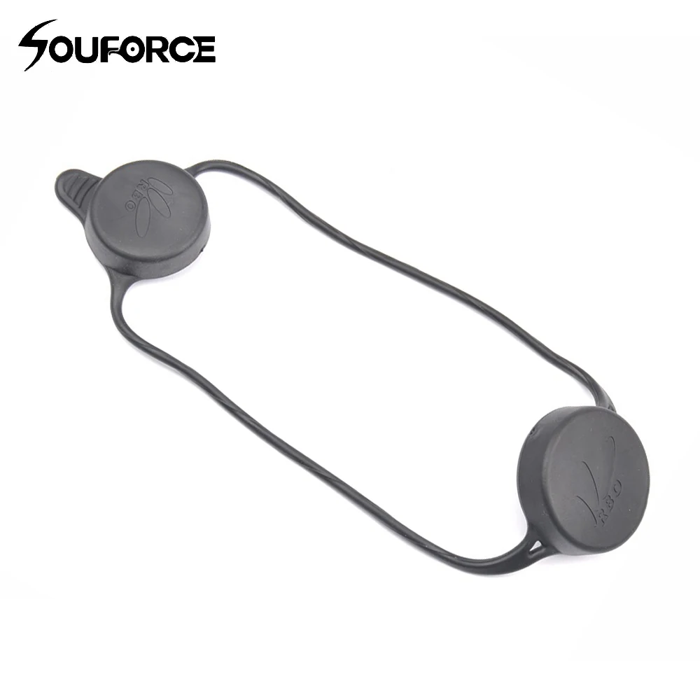 50mm&40mm Anti dust Scope Lens Cover Flip Cap Soft Elastic Rubber