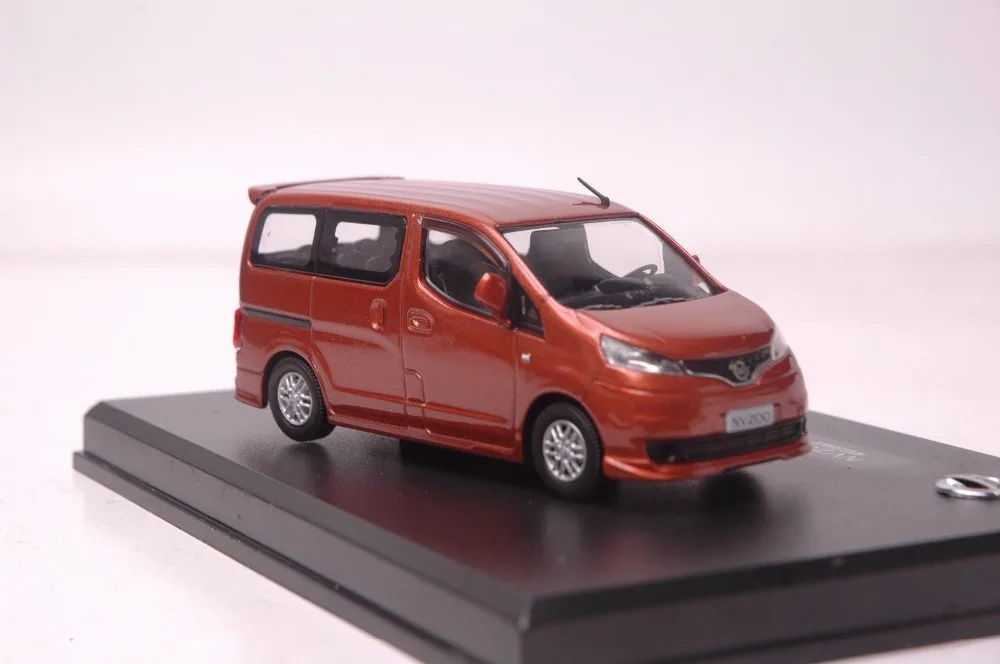 1:43 модель литья под давлением для NISSAN NV200 Orange MPV редкая Игрушечная машина из