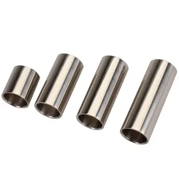 

4pcs StaInless Steel Silver Hard-chrome Plated Guitar Slides