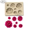 Rose Flower Silicone Mold Fondant Mold Cake