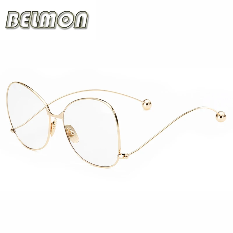 

Fashion Eyeglasses Frame Women Retro Computer Optical Eye Glasses Spectacle Frame For Women's Clear Lens Female Armacao de RS174