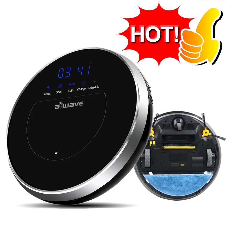 

AWAVE Z8 Smart Vacuum Cleaners Automatic Sweeping Robots Wet and Dry Clean Remote control Self Charge 400ML Large Water Tank