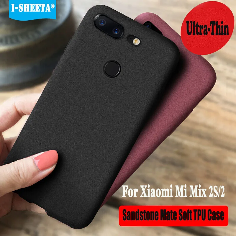 Ударопрочный Ультратонкий силиконовый чехол для Xiaomi Mi Mix 2 S песчаник мягкий
