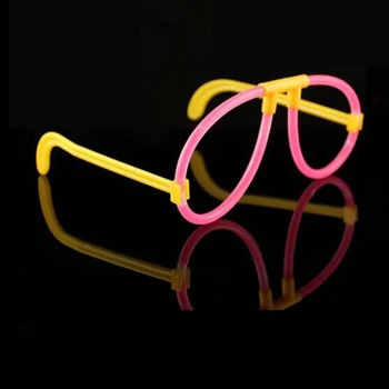 

Simple Lovely Round Glow Glesses Glow Stick Eyeglasses Light Sticks 100pcs Glow Sticks + 10/20/30/40/50pcs Eyeglasses Tools