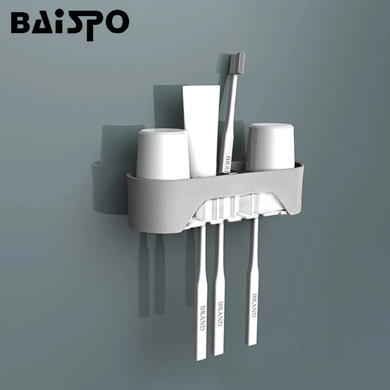 Держатель зубной щетки BAISPO пылезащитный чехол держатель на присоске без гвоздей