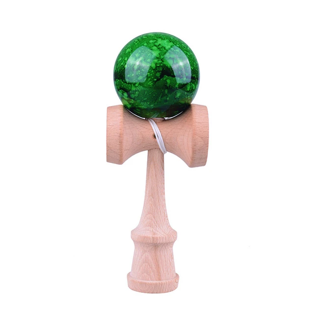 18cm Professional Kendama Balls Marble Color Skillful Juggling