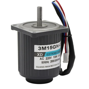 

15W AC motor single-phase 220V small motor 1400 rpm/2800 rpm large torque motor