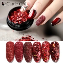 2 г красный порошок дизайн ногтей смешанный порошок год Блестки для ногтей Пудра Хамелеон DIY неоновая пудра Блестки для нейл Арта(искусство украшения ногтей) пигменты