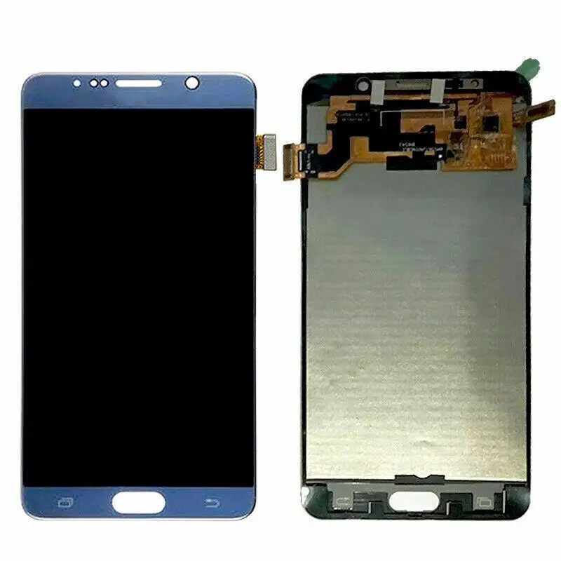 N920f ЖК-дисплей для samsung Galaxy Note 5 N920 N920F N920A N920C ЖК-дисплей с сенсорным экраном дигитайзер для samsung Note 5 дисплей - Цвет: AAA BLUE LCD