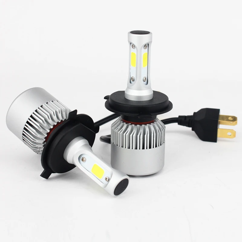 

S2 H4 H7 H13 H11 H1 9005 9006 H3 9004 9007 9012 COB LED Headlight 72W 8000LM Car LED Headlights Bulb Fog Light 6500K 12V 24V