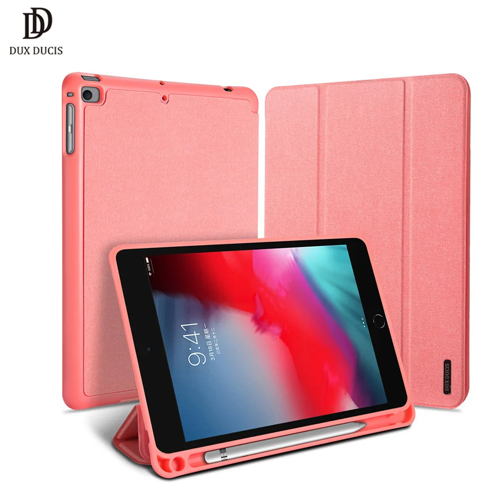 DUX DUCIS Folio Smart из искусственной кожи чехол для ipad Mini 5 чехол-подставка для ipad Mini 5() Mini 4 с карандашом