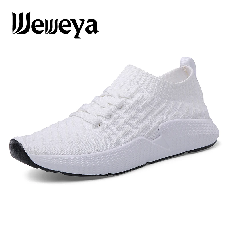 Weweya Новые Unisex кроссовки для Для женщин мужчин носок легкие дышащие спортивные