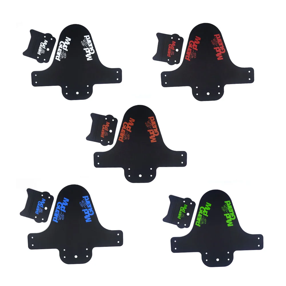 5 Color Plastic Colorful Bicycle Fenders Front Rear Bike Mudguard Mud Fender Bike Wings Guard Cycling Accessories for Bicycle