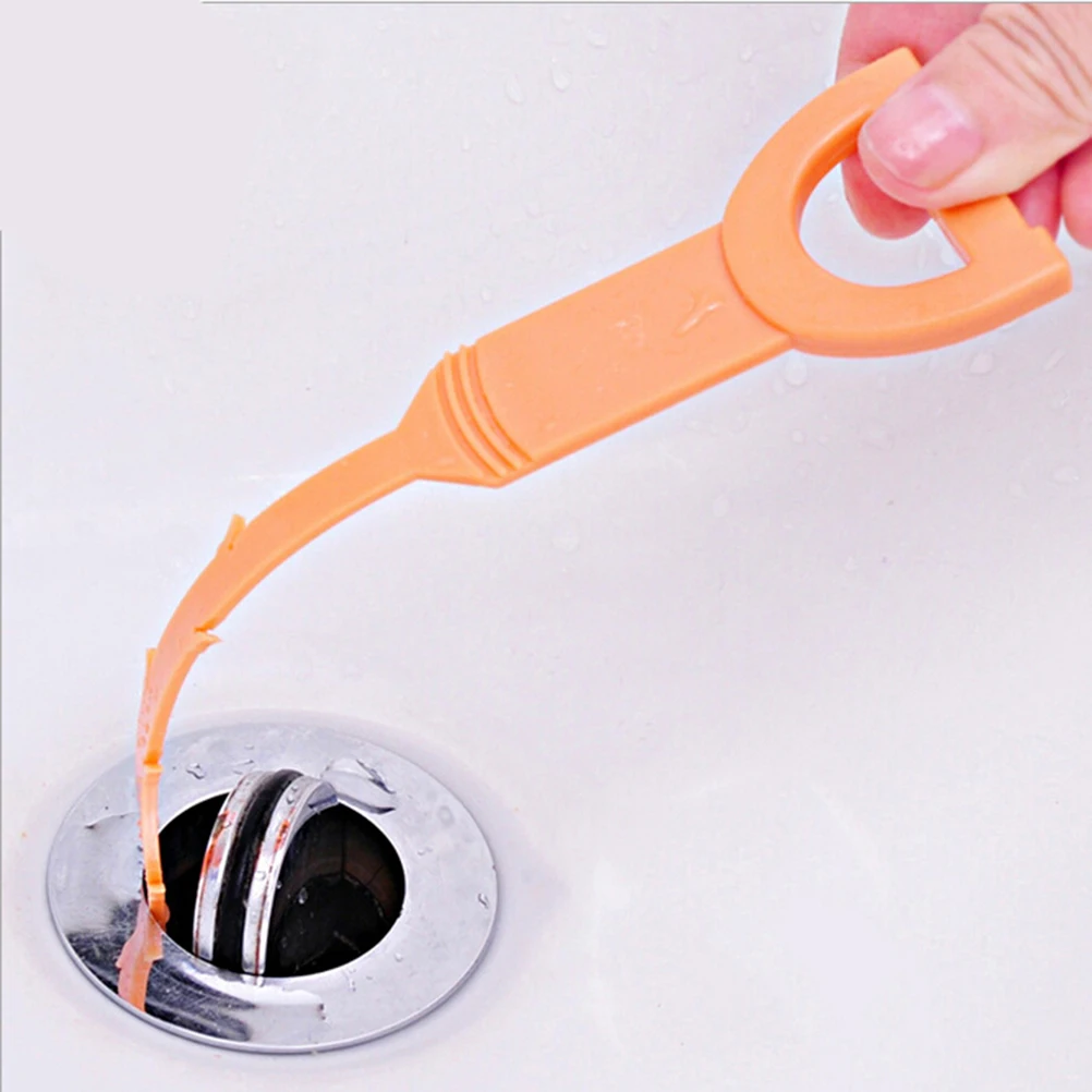 

1PCS 50CM Kitchen Bathroom Pipe Drain Cleaner Anti Clogging Tools Dredge Hair Cleaning Sewer Tub Clean Hook Removal Tool
