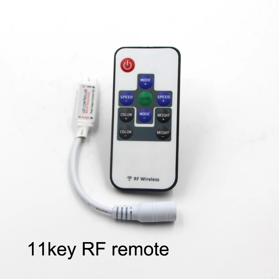 Контроллер USB DC 5V 12V 24V беспроводной пульт дистанционного управления Диммер Мини