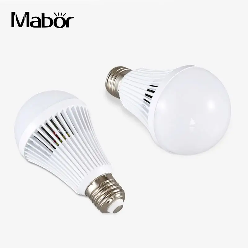 

LED bulb E27 Bright Intelligent Emergency 12W Lamp Light Bulb Rechargeable White